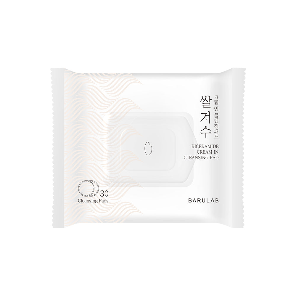 BARULAB RICERAMIDE CREAM IN CLEANSING PAD - Pirinç Özlü Temizleme Pedi 30 Adet