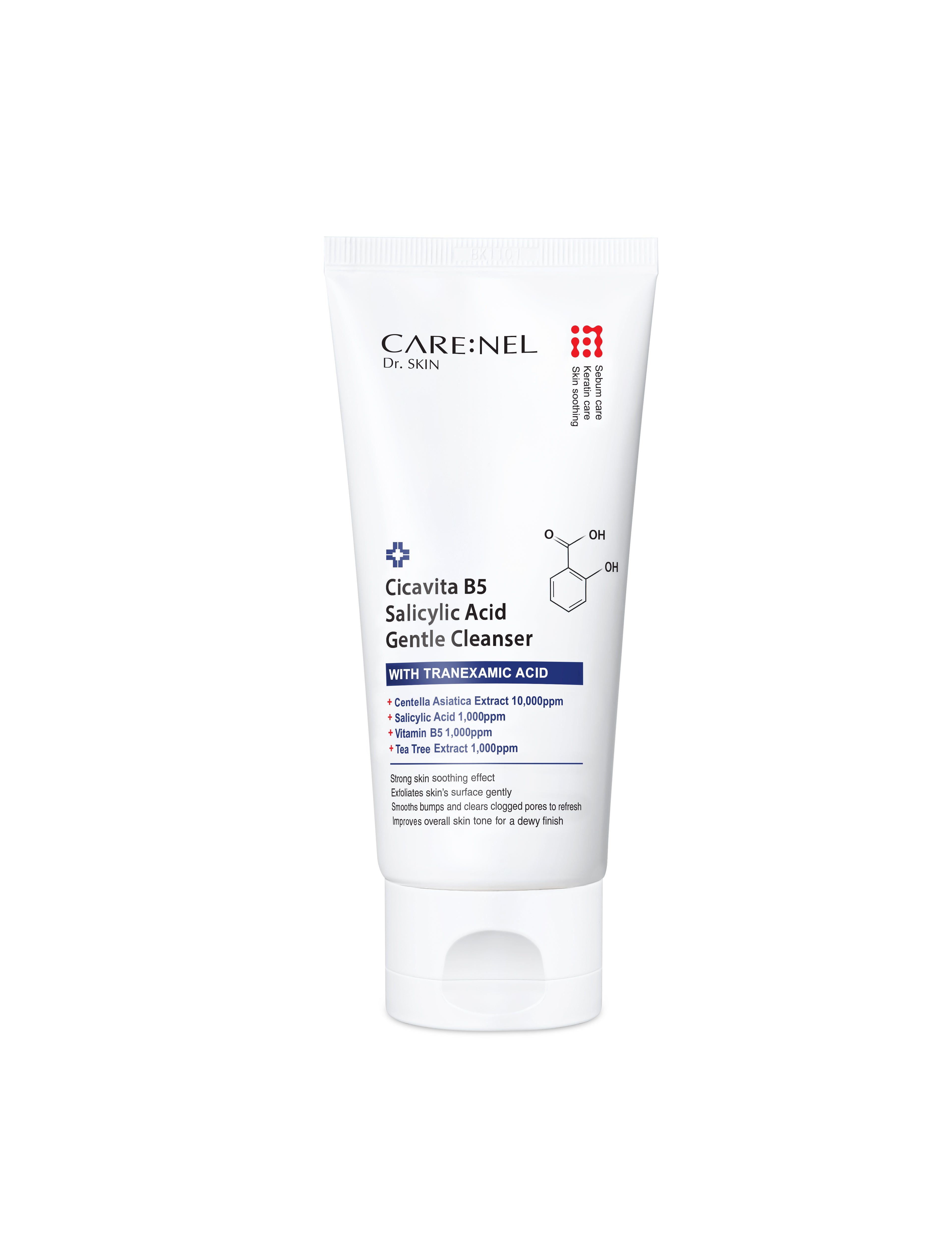 CARE:NEL Cicavita B5 Salicylic Acid Gentle Cleanser - Salisilik Asit içeren Hassas Köpük Temizleyici 150ml