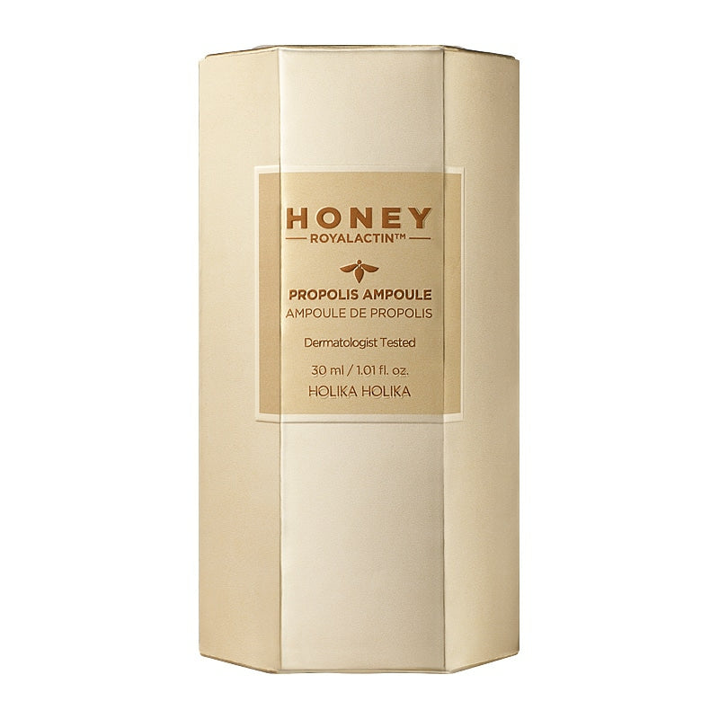 Holika Holika Honey Royal Lactin™ Propolis Ampoule - Hassas Ciltler İçin Bariyer Onarıcı ve Nemlendirici Serum 30ml