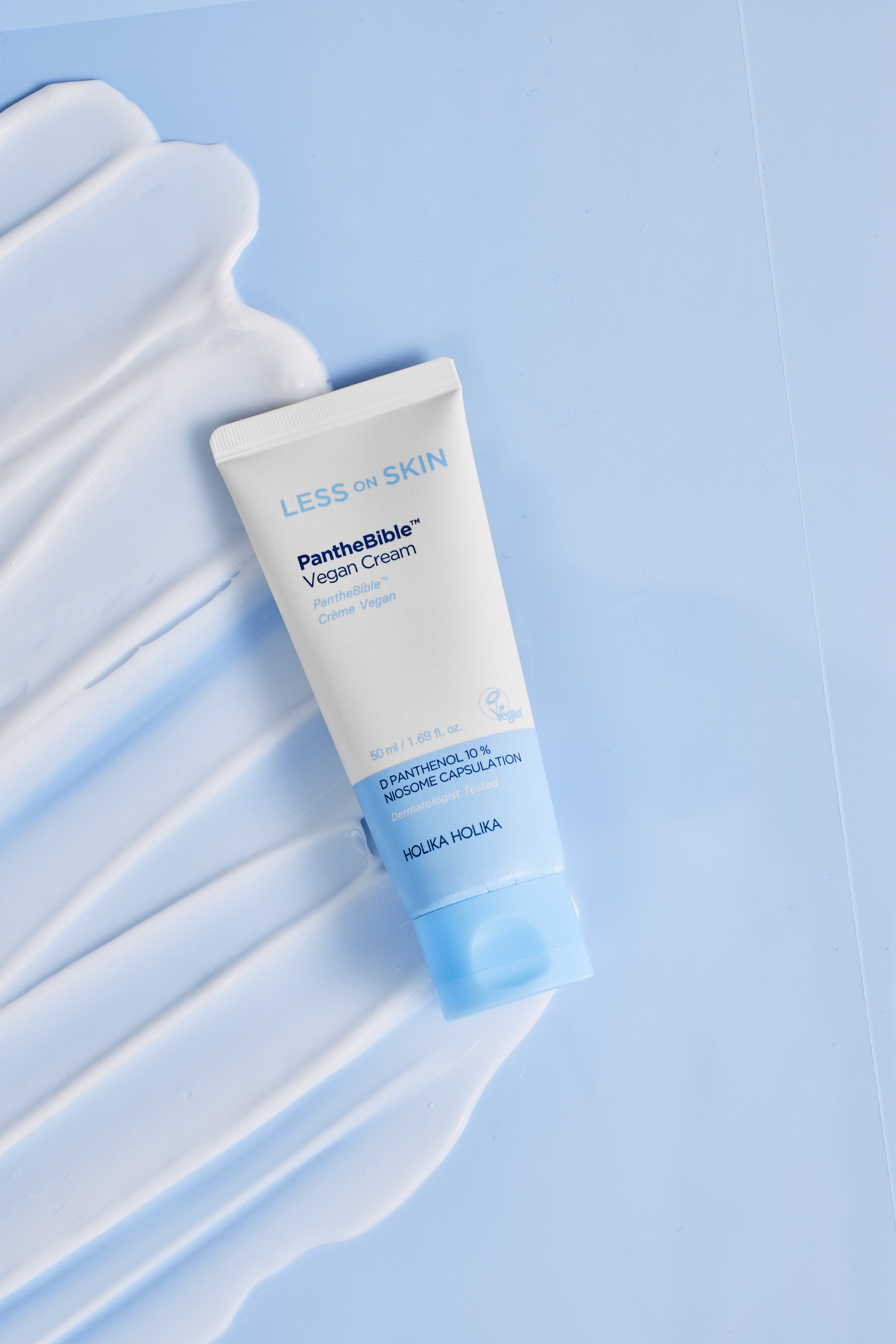 Holika Holika Less On Skin PantheBible Vegan Cream - Bariyer Onarıcı Ve Yatıştırıcı Nemlendirici Krem 50ml
