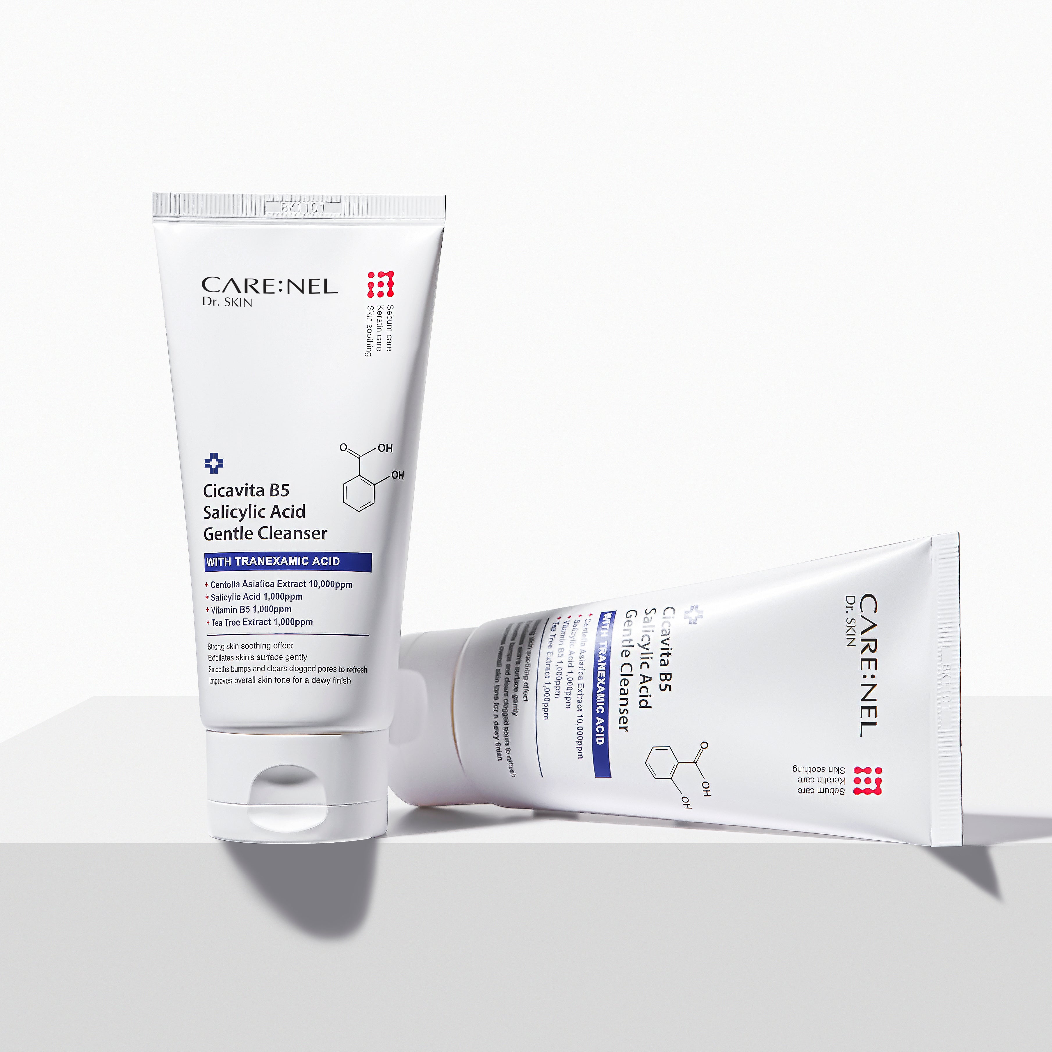 CARE:NEL Cicavita B5 Salicylic Acid Gentle Cleanser - Salisilik Asit içeren Hassas Köpük Temizleyici 150ml