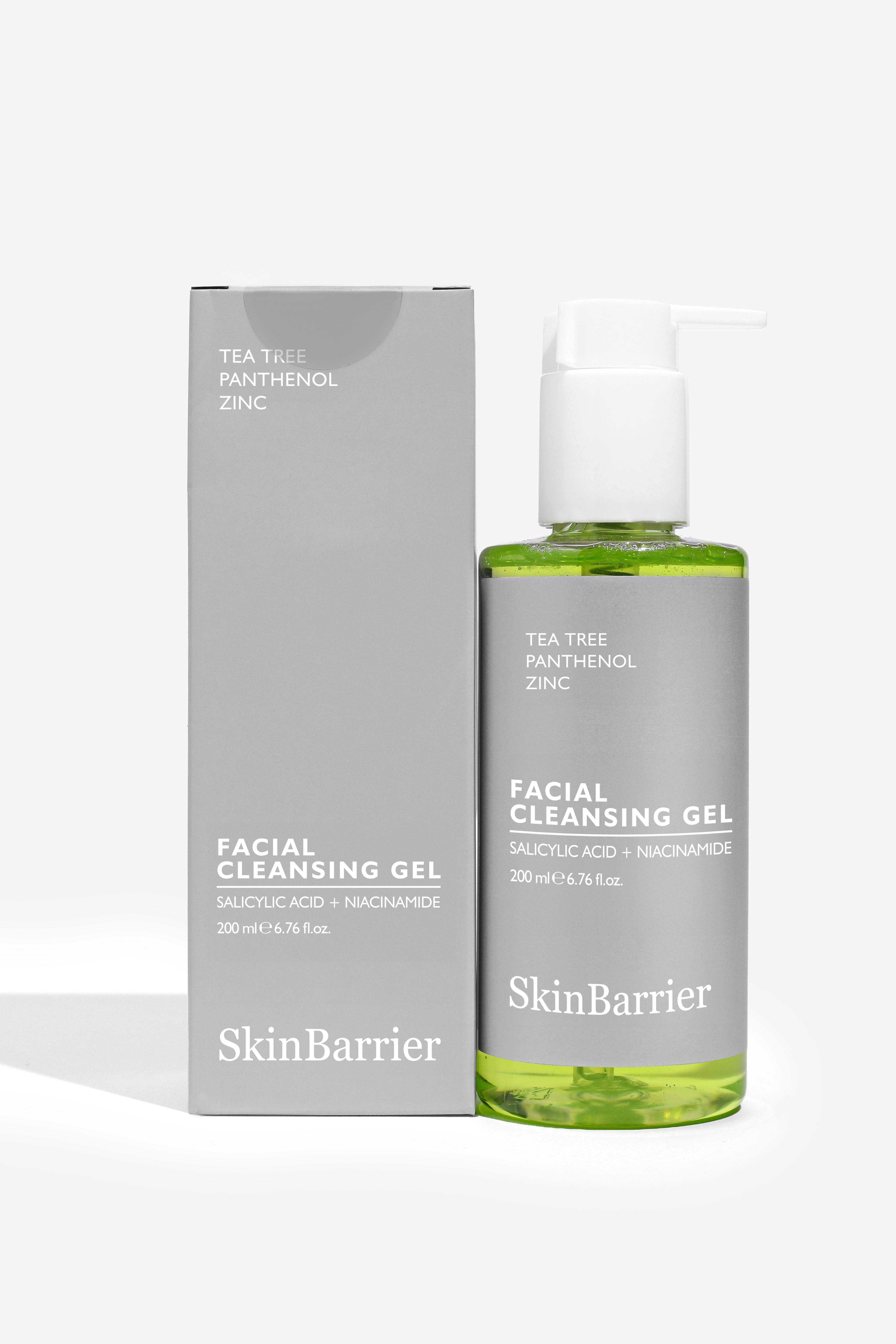 Skinbarrier Salicylic + Niacinamide Facial Cleansing Gel - Yağlı Ve Sorunlu Ciltler Için Yüz Yıkama Jeli 200ml