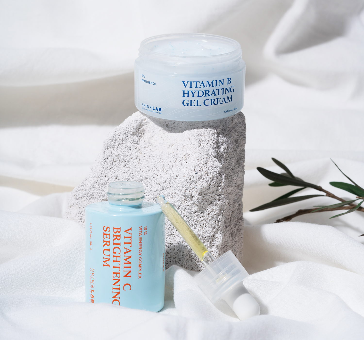 SKIN&LAB - Vitamin B Hydrating Gel Cream - 50ml (%5 Pantenol ve B12 Vitamini İçeren Nemlendirici Krem)