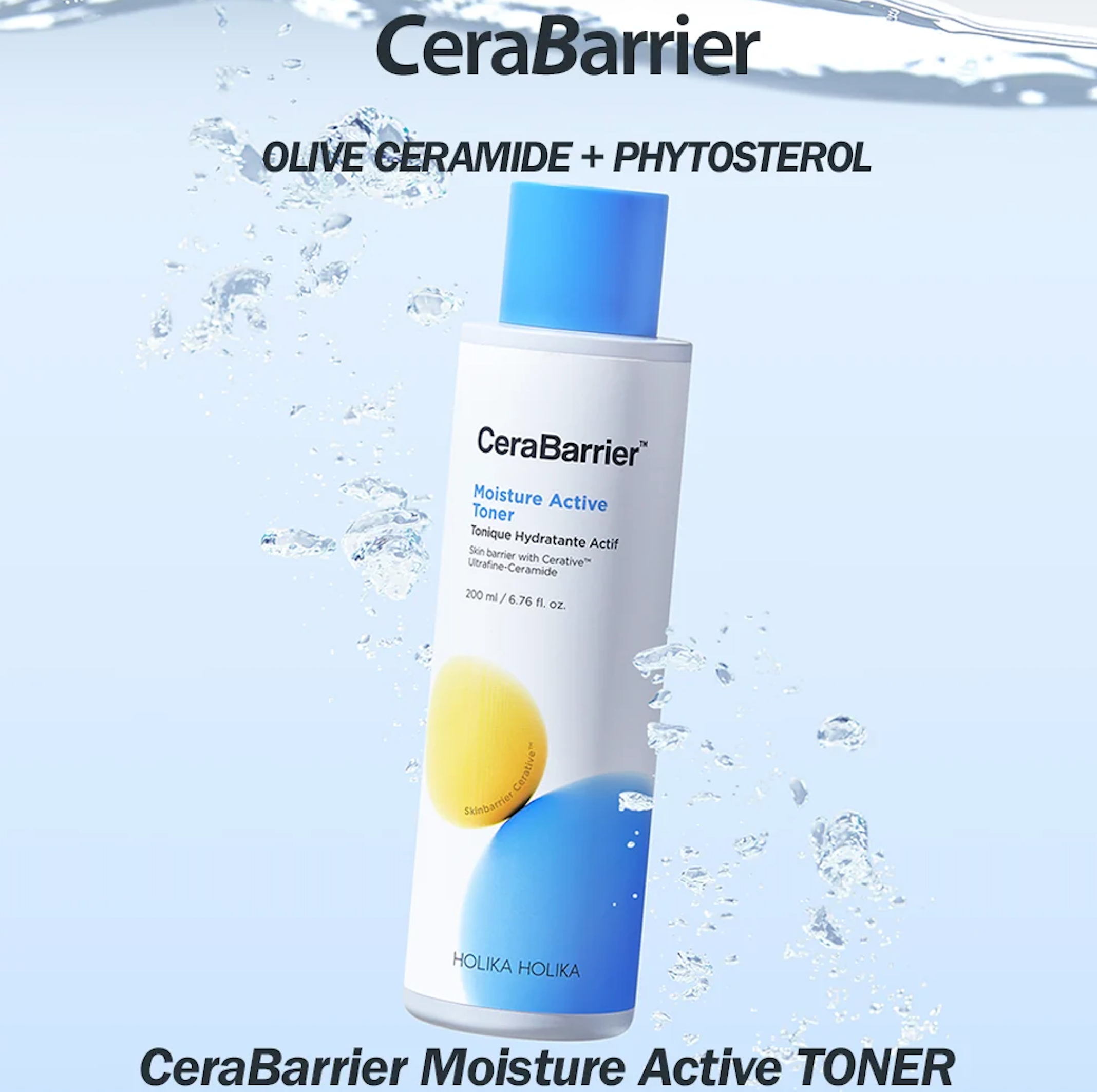 Holika Holika Cerabarrier Moisture Active Toner - Seramidli Yoğun Nemlendirici ve Cilt Bariyeri Güçlendirici Tonik 200ml