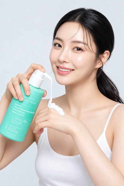 CARE:NEL Derma Glutathione Niacinamide Cilt Tonu Eşitleyici ve Aydınlatıcı Nemlendirici Vücut Losyonu 300 ml