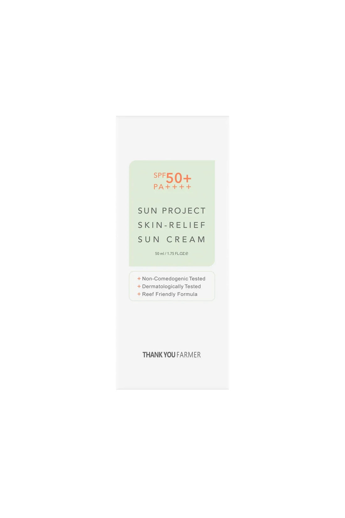 TYF Sun Project Skin Relief Sun Cream SPF50+ PA++++ 50ml- NEMLENDİRME ETKİLİ KIRIŞIKLIK KARŞITI GÜNEŞ KREMİ