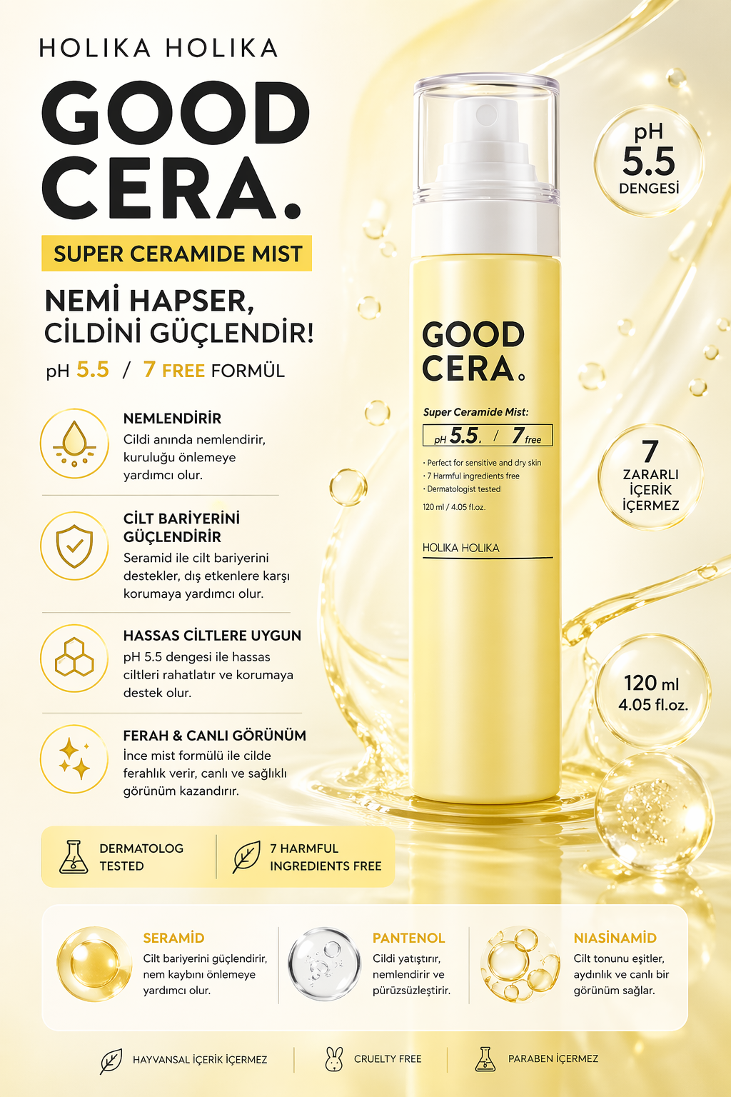 Holika Holika  - Good Cera Super Ceramide Mist 120ml