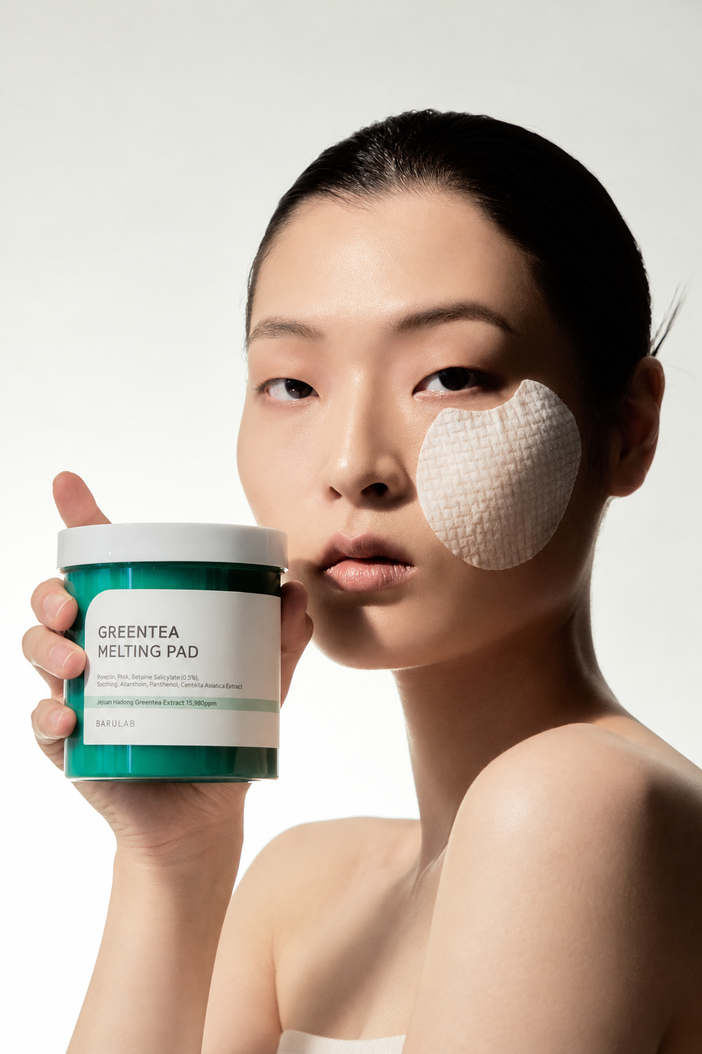 Barulab Greentea Melting Pad %0.5 BHA İçeren Yeşil Çay Özlü Peeling ve Yatıştırıcı Tonik Ped 150 Adet