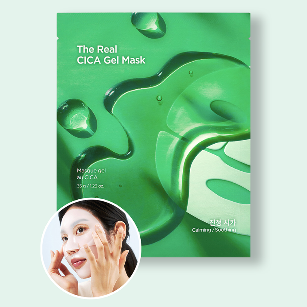 Holika Holika The Real Cica Gel Mask - Yatıştırıcı ve Nemlendirici Yüz Maskesi - 1 Adet